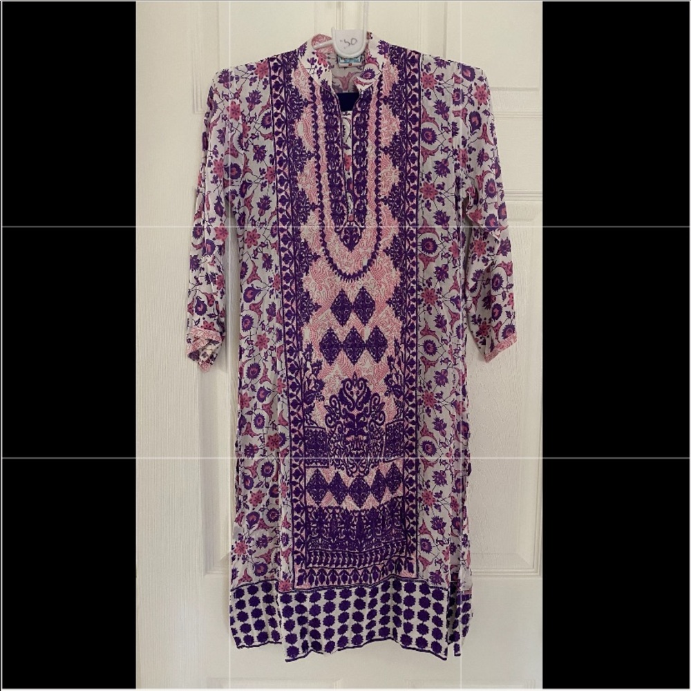 kids purple shalwar kameez